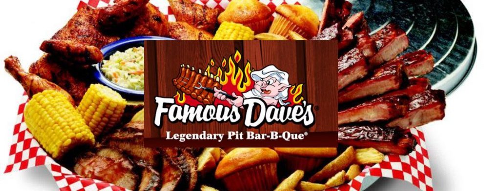 Famous Dave's Menu Along With Prices and Hours Menu and Prices